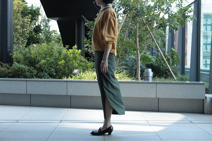 AURALEE / Washed Finx Twill Slit Skirt tautaslabklajibai.lv