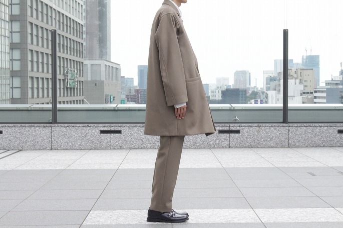 AURALEE LIGHT MELTON OVER COAT コート チェスター | www