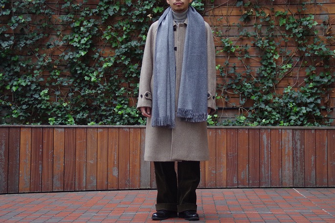 THE INOUE BROTHERS×BLOOM&BRANCH / Natural Double Face Stole