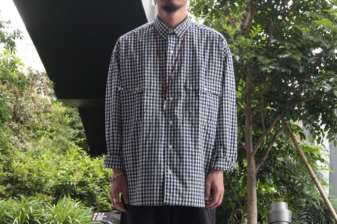 Porter Classic Gingham Check Shirt-Black | gulatilaw.com