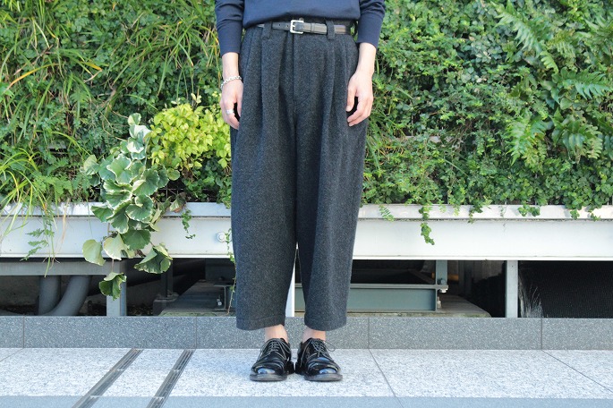 Porter Classic / Wool Gauze Swing Coat,Wide Pants / Yonamine 