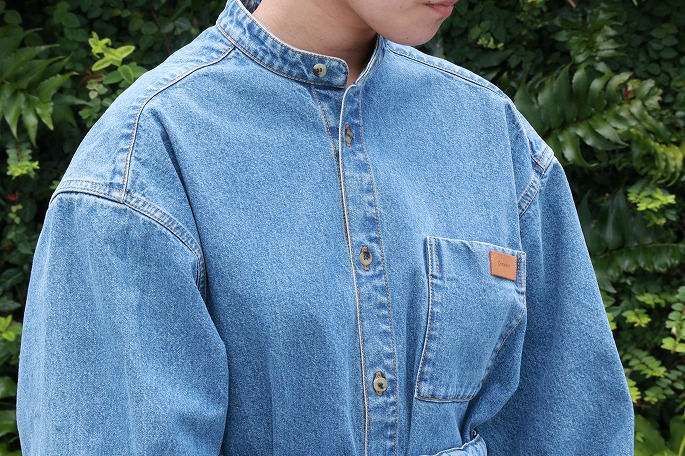 cristaseya denim mao shirt マオカラーデニムシャツ neuroinstituto