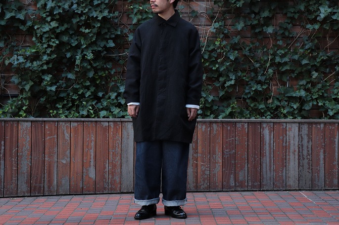 値下げ】 caseycasey BLACK MANTEAU BLOBBY タグ有 COAT アーツ