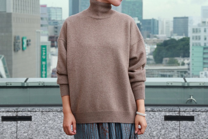 マリナボーダー AURALEE(オーラリー) BABY CASHMERE KNIT TURTLE