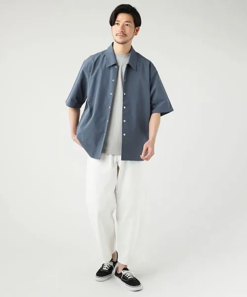 爽やかさとリラックス感を兼ね備えたゆるデートコーデ