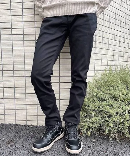 ストレッチツイルスキニーパンツ（ブラック）
