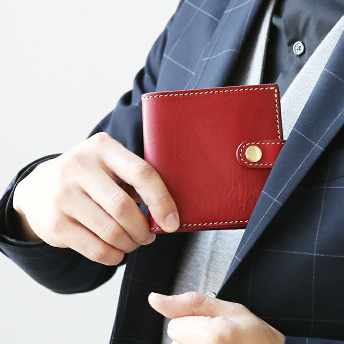 PORCO ROSSO ベルトホック2つ折り札入れ