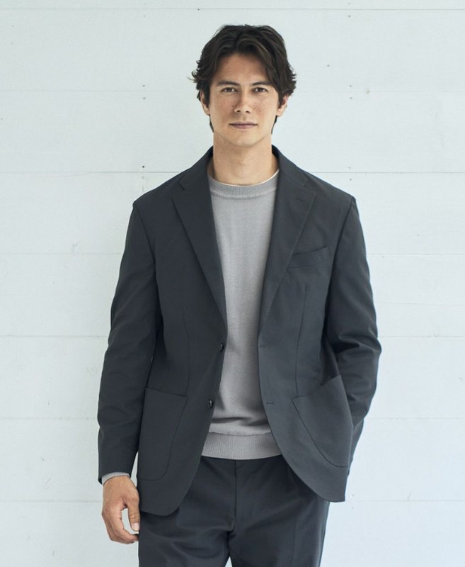 SOLVEのMellow Jacket オールデイ チャコール