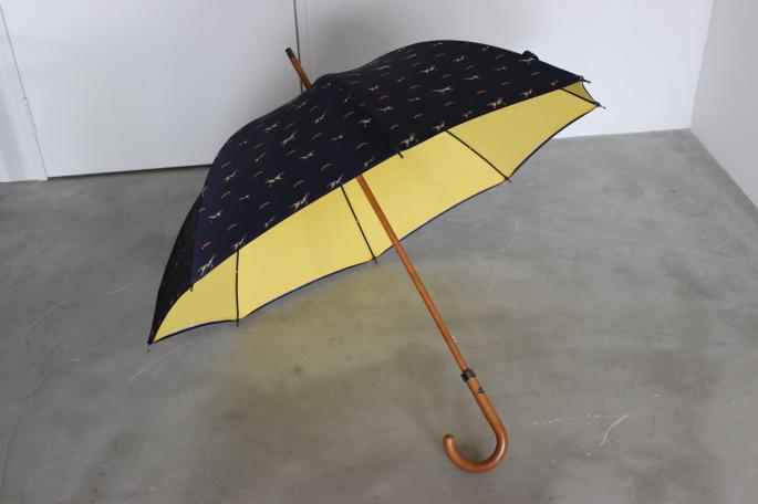 LONDON UNDERCOVER<br />
AGI & SAM umbrella<br />
COLOR / ORANGE PAISLEY×PURPLE <br />
Made in France<br />
PRICE / 26,000