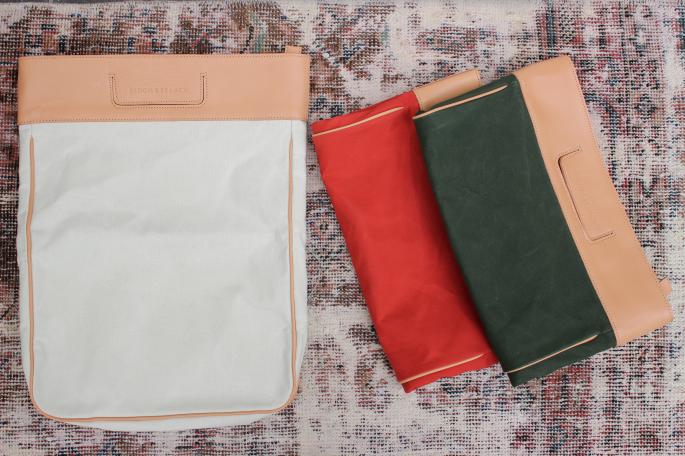 BLOOM＆BRANCH <br />
Wax Canvas 2way Clutch Bag<br />
COLOR / White,Red,Khaki<br />
Made in japan<br />
PRICE / 22,000+tax → 13,200+tax(40%OFF)<br />
<br />
