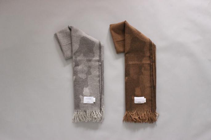 The Inoue Brothers<br />
Thin Travel Blanket<br />
COLOR / Grey Camo,Brown Camo<br />
SIZE / Free<br />
PRICE / 38,000+tax<br />
<br />
Made in Denmark<br />
<br />

