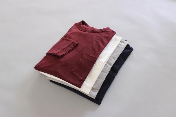 HEIGHT / 169cm<br />
WEAR SIZE / S<br />
<br />
Phlannel<br />
Suvin Cotton Long Sleeve T-Shirt <br />
COLOR / Bordeaux,White,Gray,Navy<br />
SIZE / S,M,L<br />
PRICE / 14,000+tax<br />
<br />
Westpoint Wide Trousers<br />
COLOR / White,Beige<br />
SIZE / S,M,L<br />
PRICE / 20,000+tax<br />
<br />
Made in Japan