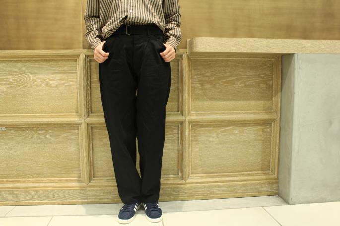 COMOLI 20AW Belted Denim Pants Size BK デニム | suitmenstore.com