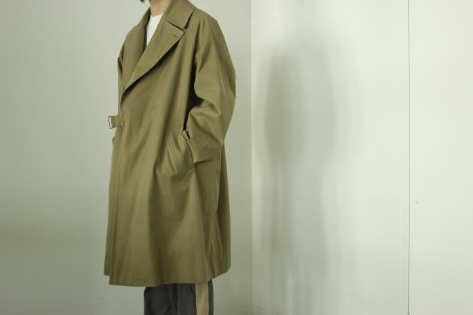 COMOLI / Cotton Gabardine Tielocken Coat / Men's - BLOOM&BRANCH