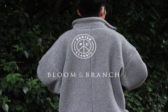 Porter Classic for BLOOM&BRANCH / Fleece Shirt Coat Pre Order 