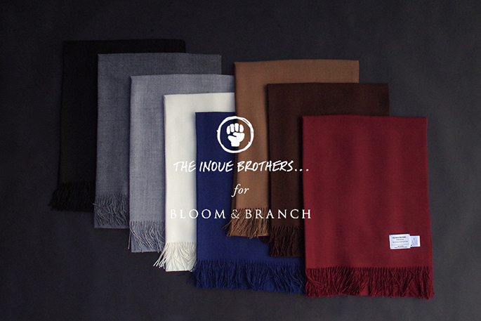 THE INOUE BROTHERS for BLOOM&BRANCH / Non Brushed Stole / 19.11.2