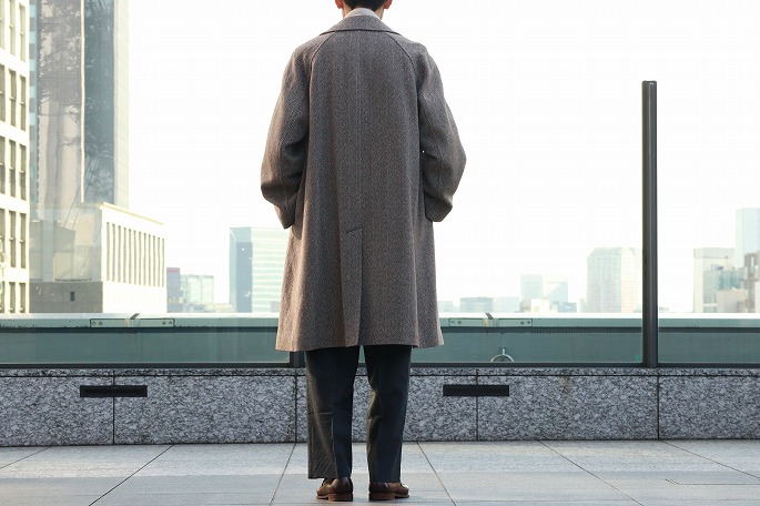 室内搬入設置無料 phlannelフランネルArles Wool Tweed Coatコート