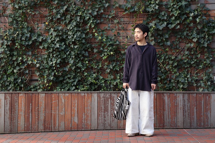 NICENESS 21ss MILLER ネイビー サイズL シャツ | one-gallneukirchen.at