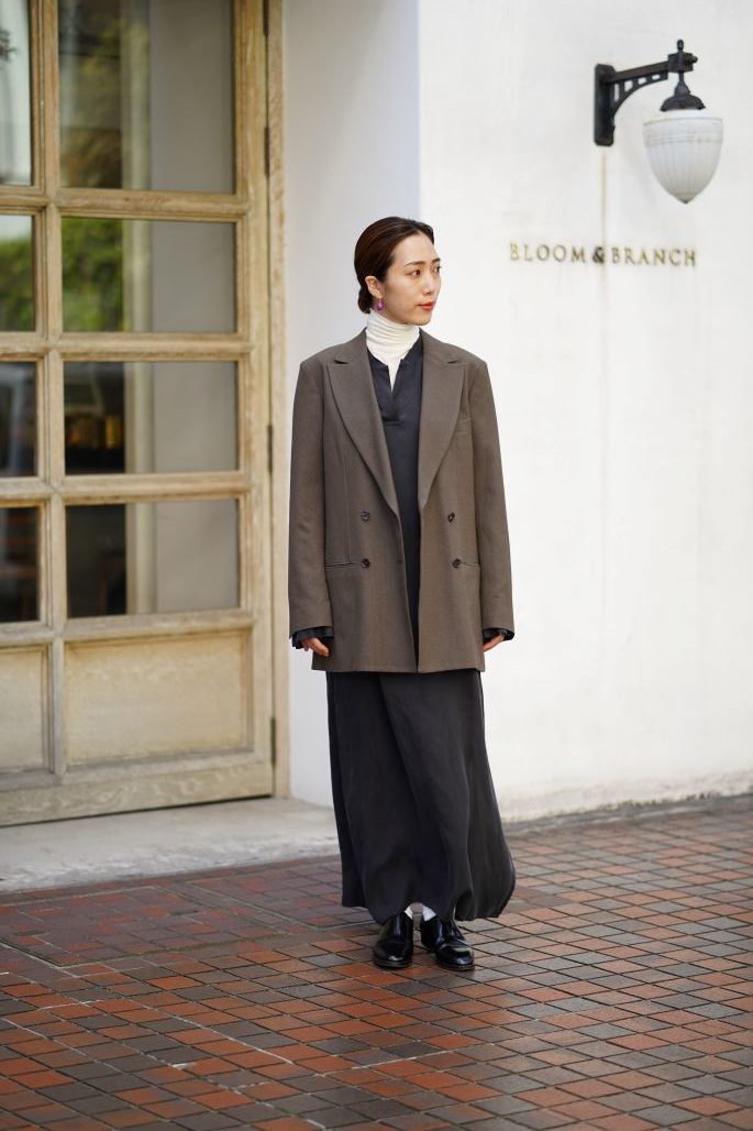 ブルーム&ブランチ Phlannel Wool Mesh Coat-